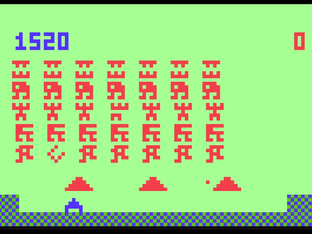 Gameplay of Videocart 26 Alien Invasion for Channel F